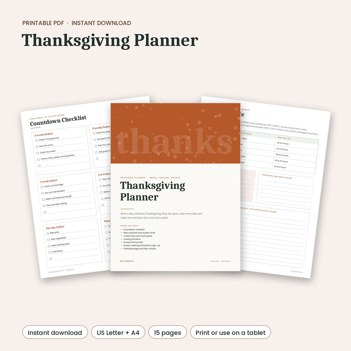 How to Plan Thanksgiving Dinner: A Countdown That Works