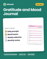 Gratitude and Mood Journal