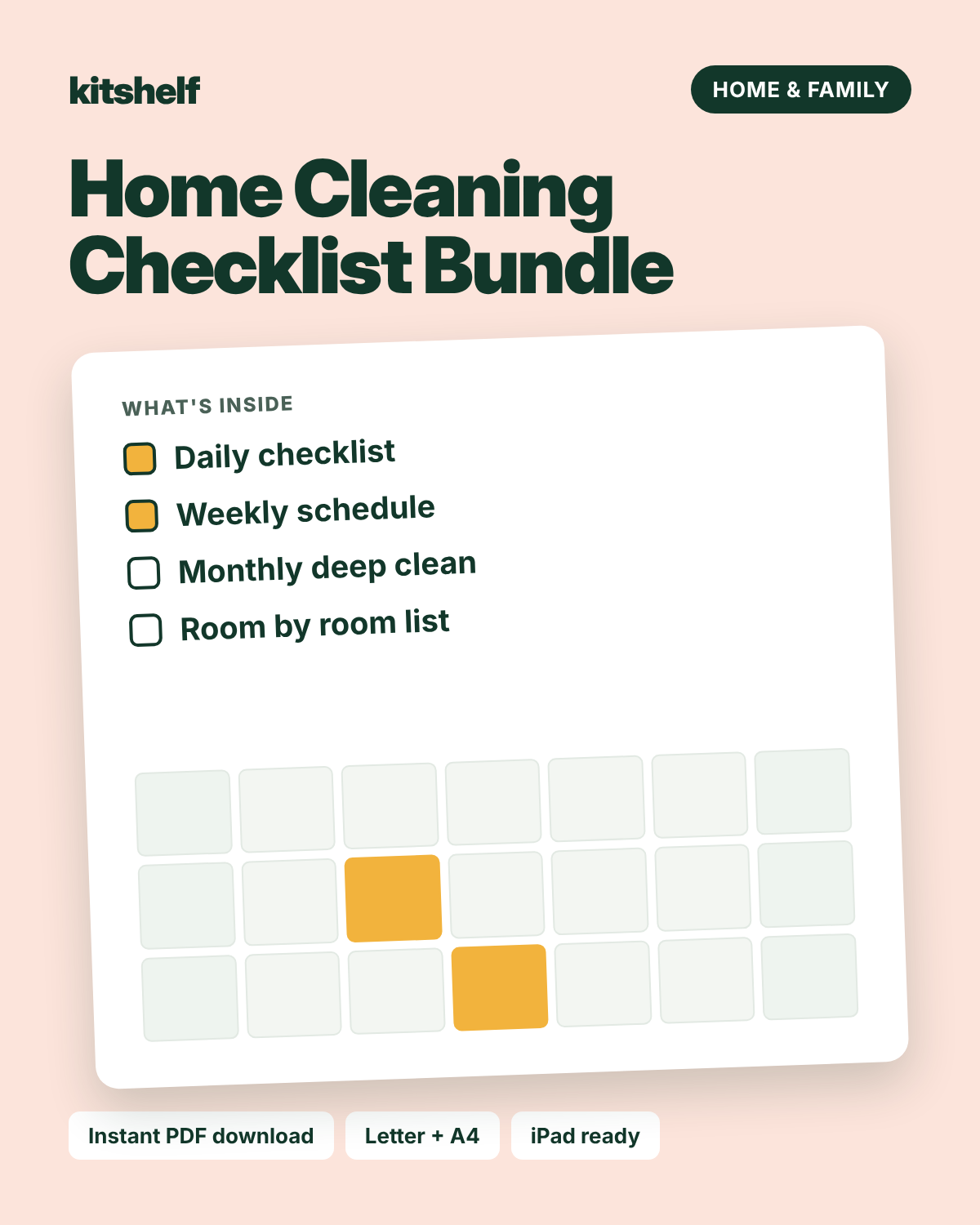 A Weekly Cleaning Schedule That Keeps the House Under Control