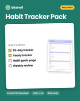 Habit Tracker Pack